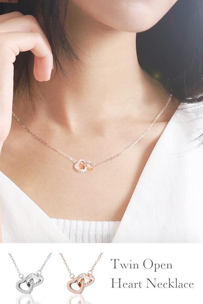 Amazon | [ラ・ポーム] ネックレス ペンダント ツインオープン
